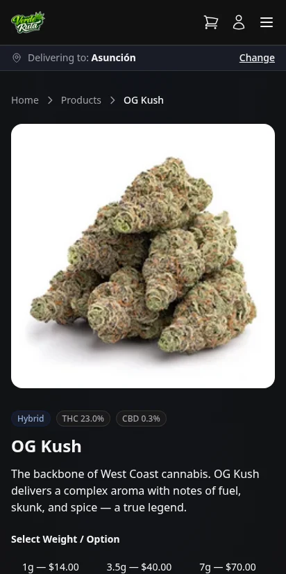 DabDash product detail with mix and match pricing tiers — mobile view