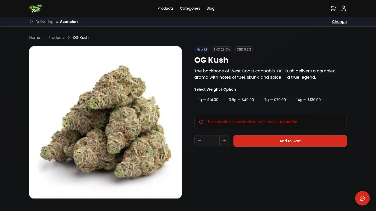 DabDash product detail with mix and match pricing tiers